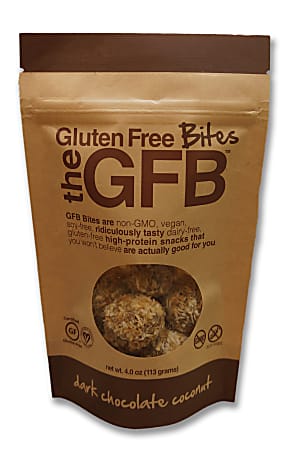 GFB The Gluten Free Bites Dark Chocolate Coconut 4 Oz Pack Of 12 ...