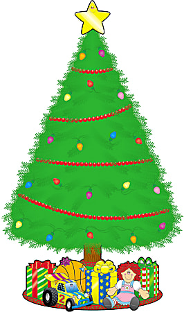 Carson-Dellosa Bulletin Board Set, Big Christmas Tree, Grades K - 5