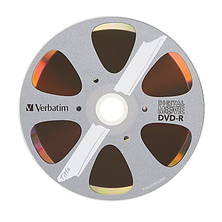 Verbatim Digital Movie DVD R Bulk Box Pack Of 10 - Office Depot