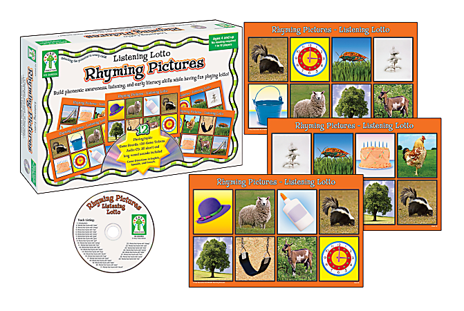 Key Education Listening Lotto Game: Rhyming Pictures, Grades Pre-K - 1
