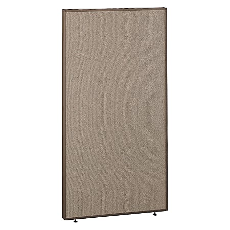 Bush Business Furniture ProPanels, 66 7/8"H x 36"W x 1 3/4"D, Taupe/Tan, Standard Delivery