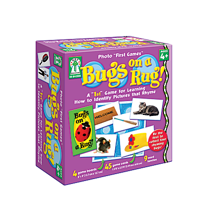 Key Education Photo First Games Bugs on a Rug, Grades Pre-K - 1