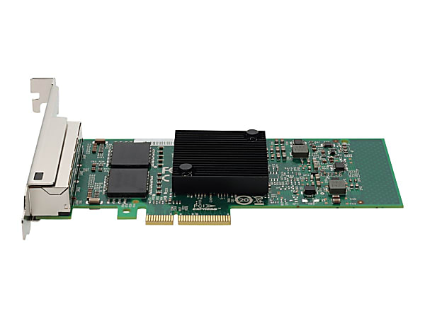 AddOn HP 811546-B21 Comparable Quad RJ-45 Port PCIe NIC - Network adapter - PCIe x4 - 1000Base-T x 4 - for HPE Edgeline e920; ProLiant DL360 Gen10