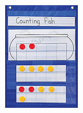 Carson-Dellosa Ten Frame Pocket Chart, 18" x 13", Grades K - 1