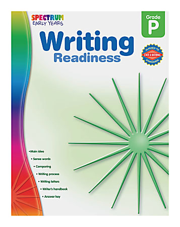 Spectrum Early Years Writing Readiness Workbook, Grade Pre-K