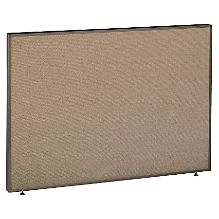 Bush Business Furniture ProPanels, 42 7/8"H x 60"W x 1 3/4"D, Taupe/Tan, Standard Delivery