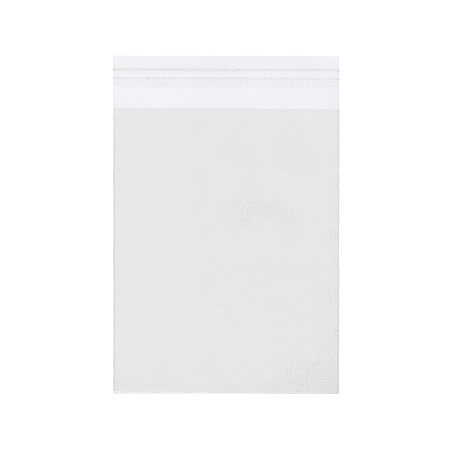 JAM Paper® Self-Adhesive Cello Sleeve Envelopes, 6 7/16" x 8 1/4", Clear, Pack Of 100
