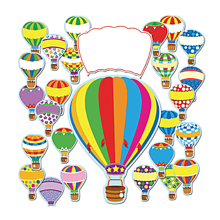 Carson-Dellosa Bulletin Board Set Hot Air Balloons Grades K-5