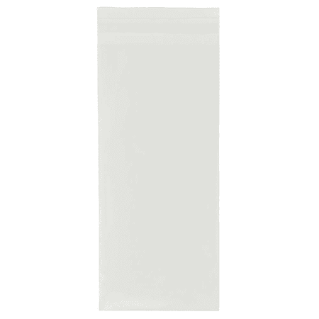 JAM Paper® Self-Adhesive Cello Sleeve Envelopes, 4 1/4" x 9 3/4", Clear, Pack Of 100