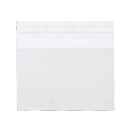 JAM Paper® Self-Adhesive Cello Sleeve Envelopes, 2 3/8" x 3 11/16", Clear, Pack Of 100