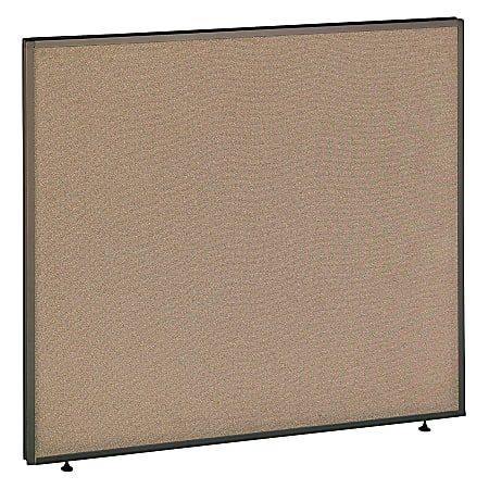 Bush Business Furniture ProPanels, 42 7/8"H x 48"W x 1 3/4"D, Taupe/Tan, Standard Delivery