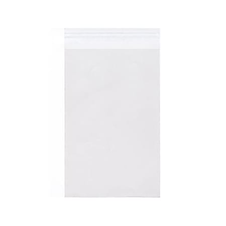 JAM Paper® Self-Adhesive Cello Sleeve Envelopes, A9, 5 15/16" x 8 7/8", Clear, Pack Of 100