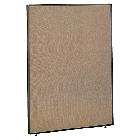 Bush ProPanel™ System Privacy Panel, 66 7/8"H x 48"W x 1 3/4"D, Taupe/Tan, Standard Delivery Service