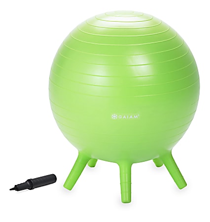 Gaiam Kids' Stay-N-Play Ball, Lime