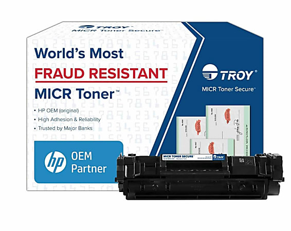 TROY 3001 MICR Toner Secure&trade; Black Toner Cartridge, 02-W1380A-001