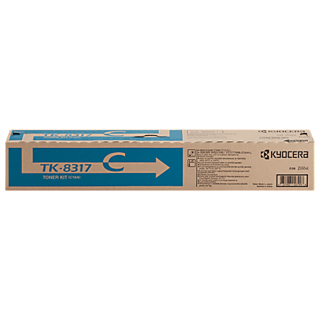 Kyocera Original Toner Cartridge - Laser - High Yield - Cyan - 1 Each