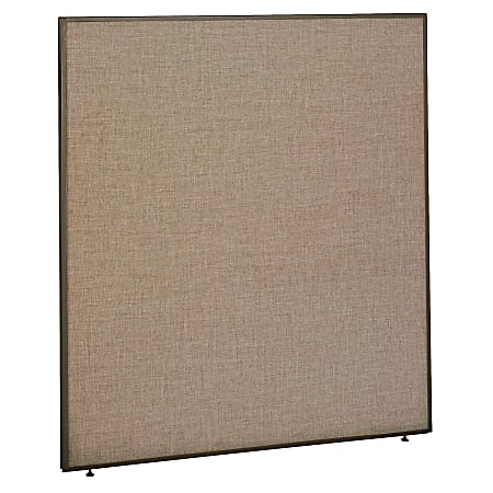 Bush ProPanel™ System Privacy Panel, 66 7/8"H x 60"W x1 3/4"D, Taupe/Tan, Standard Delivery Service