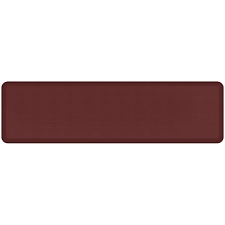 GelPro NewLife Designer Comfort Grasscloth Anti-Fatigue Floor Mat, 20" x 72", Crimson