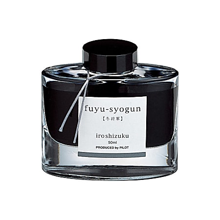 Pilot® Iroshizuku Fountain Pen Ink, Fuyu-syogun Rigor Of Winter Cool Gray, 50 mL Bottle