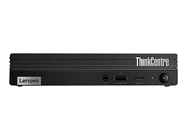 Lenovo ThinkCentre M70q 11DT001PUS Desktop Computer - Intel Pentium G6400T Dual-core 3.40 GHz - 8 GB RAM- 1 TB HDD - Tiny - Raven Black - Windows 10 Pro 64-bit - Intel UHD Graphics 610- 65 W