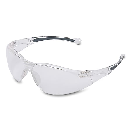 A800 Series Eyewear, Clear Lens, Polycarbonate, Fog-Ban Anti-Fog, Clear Frame