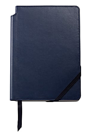Cross® Classic® Journal, Medium, 1 Subject, College Ruled, 160 Pages (80 Sheets), Blue