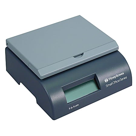 Pitney Bowes Stand-Alone Electric Postal Scale, 2 1/2"H x 4"W x 6"D, Blue