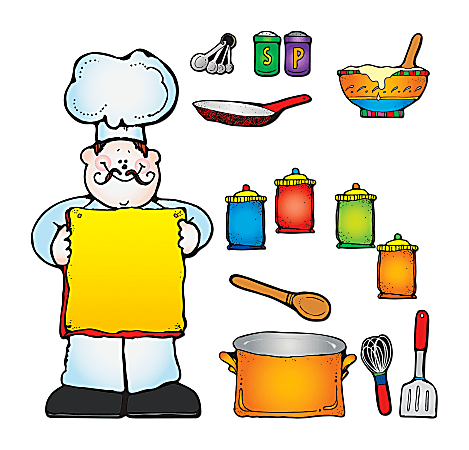 D.J. Inkers What's Cooking? Bulletin Board Set, Grade K - 3