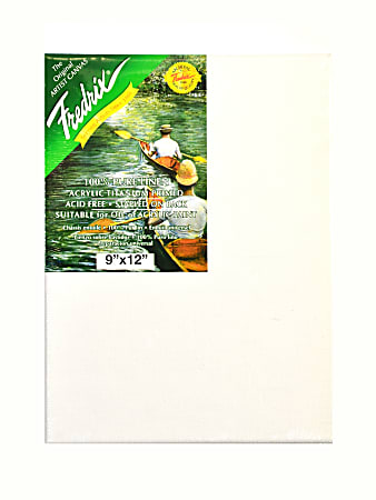 Fredrix Pro Belgian Pre-Stretched Linen Canvas, 9" x 12" x 7/8"
