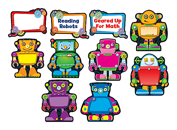 Carson-Dellosa Robot Talkers Bulletin Board Set, Grades Pre-K - 8