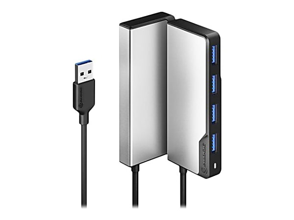 Alogic USB-A Fusion SWIFT 4-in-1 Hub - Hub - 4 x USB 3.2 Gen 1 - desktop