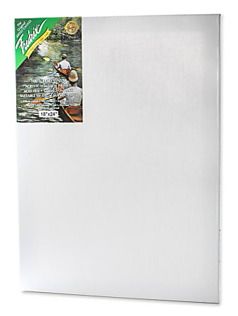 Fredrix Pro Belgian Pre-Stretched Linen Canvas, 18" x 24" x 7/8"
