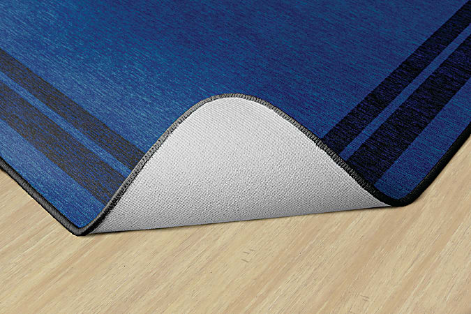Flagship Carpets Double Border Rectangular Rug 72 x 100 Dark Blue ...