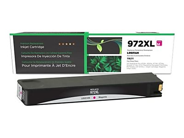 Clover Imaging Group™ Remanufactured High-Yield Magenta Ink Cartridge Replacement For HP 972XL, L0S01AN