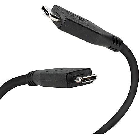 Plugable 10Gbps USB C to USB C Cable, 3.3 feet (1 Meter), 3A, USB-IF Certified, USB 3.1 Gen 2 Type-C - Supports USB-IF Power Delivery standard (up to 3A, 5V-20V, 60W max) and data transfer up to 10Gbps between USB 3.1 Gen 2 hosts and devices