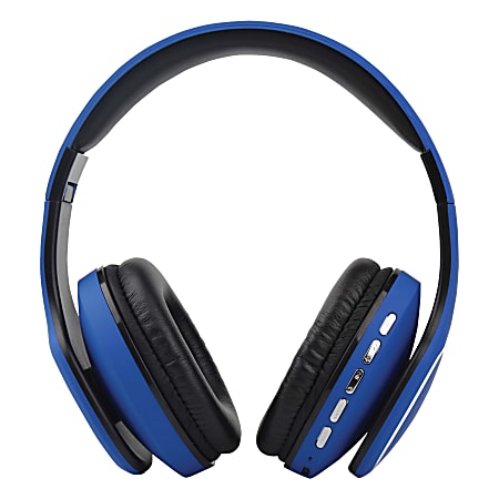 Volkano Phonic Series Bluetooth® Over-Ear Headphones, Blue 