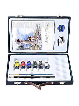 Royal & Langnickel Travel Easy Acrylic Set, Assorted Colors