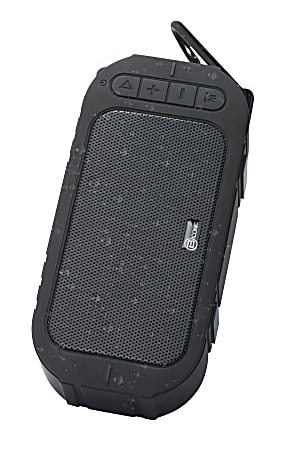 Bytech Portable Water-Resistant Wireless Speaker, Black, BCAUBS140BK