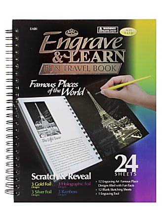 Royal & Langnickel Engrave And Learn Travel Book,