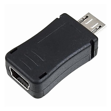 4XEM Micro USB To Mini USB 2.0 M/F Adapter