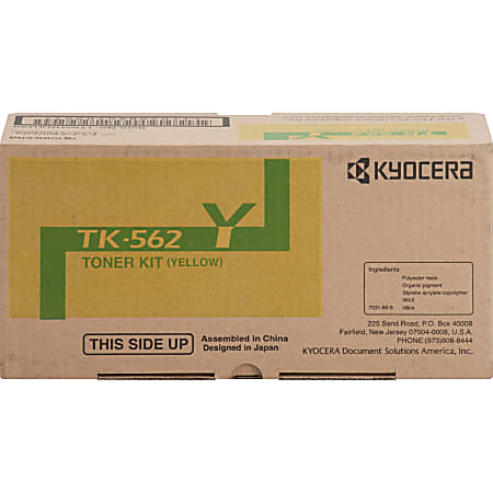 Kyocera TK 562Y - Yellow - original - toner cartridge - for ECOSYS P6030cdn, P6030cdn/KL3; FS-C5300DN, C5300DN/KL3, C5350DN, C5350DN/KL3