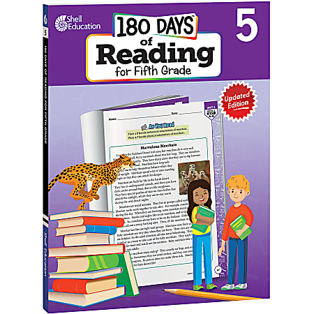 Shell Education 180 Days Of Reading 2nd Edition, Grade 5