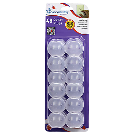 Dreambaby Outlet Covers 48 Per Pack 6 Packs - Office Depot