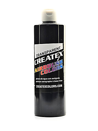 Createx Airbrush Colors - Transparent Black, 16 oz