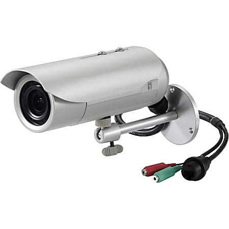 LevelOne H.264 3-Mega Pixel FCS-5057 PoE WDR IP Dome Network Camera (Day/Night/Indoor/Outdoor), TAA Compliant