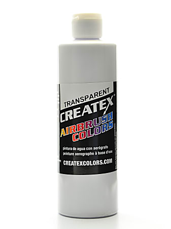 Createx Airbrush Colors, Transparent, 16 Oz, White