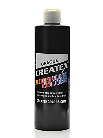 Createx Airbrush Colors, Opaque, 16 Oz, Black
