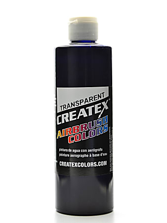 Createx Airbrush Colors, Transparent, 16 Oz, Deep Blue