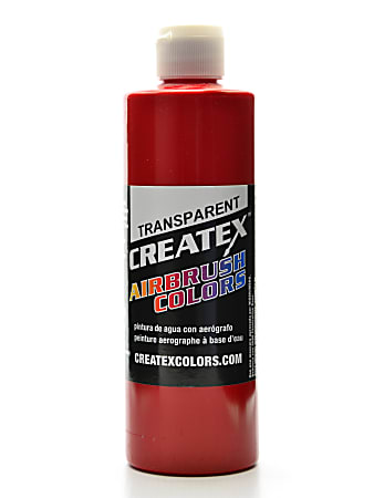 Createx Airbrush Colors, Transparent, 16 Oz, Brite Red