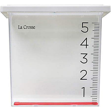 La Crosse Technology® Waterfall Rain Gauge, 8-1/2", Clear